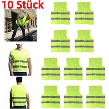 10x Warnwesten Unfallweste