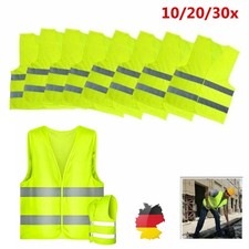 10~30x Warnwesten Unfallweste
