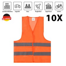 10x Warnwesten Unfallweste