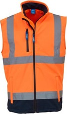 Softshell Bodywarmer Hi-Vis