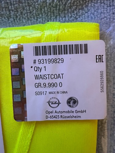 Warnweste auto gelb - warnweste,