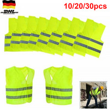 10-30pcs Warnweste Warnwesten
