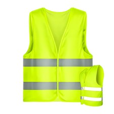 10x-30x Warnwesten Unfallweste