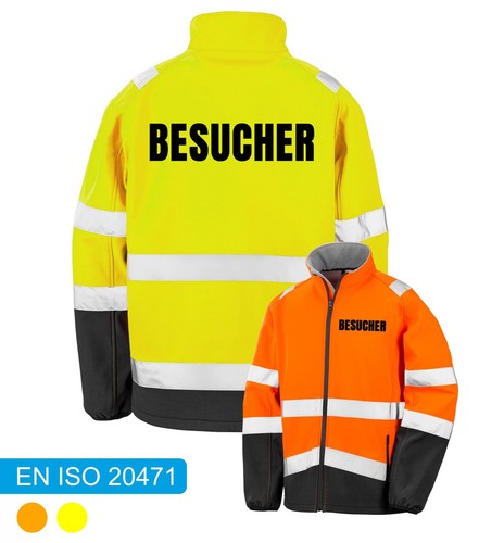 Besucher softshell warnjacke - warnjacke, |