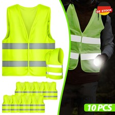 10x Warnwesten Unfallweste
