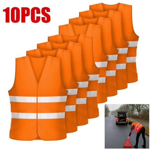 10x warnwesten unfallweste - 10x,