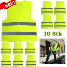 10x Warnwesten Unfallweste