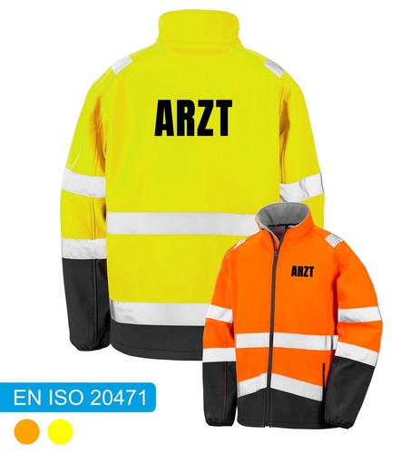 Arzt softshell warnjacke - arzt,