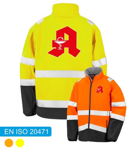 Apotheke softshell warnjacke - softshell,