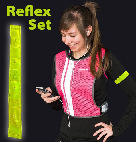 Reflektierende jacke - reflektierende, +